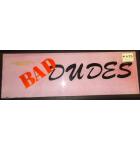 BAD DUDES Arcade Machine Game Overhead Header for sale by DATA EAST  