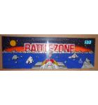 BATTLEZONE Arcade Machine Game Overhead Marquee Header PLEXIGLASS for sale #57  