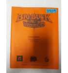 BIG BUCK WORLD Arcade Machine Game CONVERSION KIT SETUP and OPERATION SERVICE MANUAL #5409 for sale