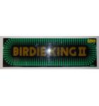 BIRDIE KING II Arcade Machine Game Overhead Header for sale #G56 by COIN-IT CO.  
