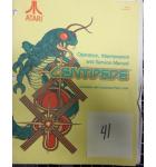 CENTIPEDE Arcade Machine Game Operation, Maintenance & Service Manual #41 for sale - ATARI 