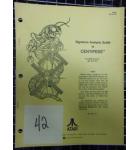 CENTIPEDE Arcade Machine Game Signature Analysis Guide Manual #42 for sale - ATARI  