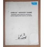 CHEXX HOCKEY Arcade Machine Game OWNERS and SERVICE MANUAL #1139 for sale  