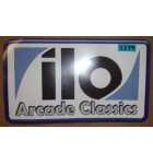 CHICAGO GAMING ILO ARCADE CLASSICS Arcade Game Flexible Marquee Header #5279 for sale  
