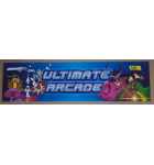 CHICAGO GAMING ULTIMATE ARCADE Machine Game FLEXIBLE Overhead Marquee Header #5101 for sale 