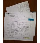 CHUCKLES THE CLOWN Arcade Machine Game SCHEMATICS & MISC. PAPERWORK #1198 for sale 