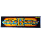 COPS N' ROBBERS Arcade Machine Game Overhead Header PLEXIGLASS for sale #B87 by BROMLEY  