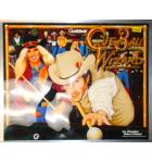 CUE BALL WIZARD Pinball Machine Game Translite Backbox Artwork #G109 for sale  