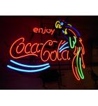 Coca Cola Parrot Neon Advertising Promotion Electric Bar Sign For Sale