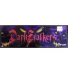 DARKSTALKERS Arcade Machine Game Overhead Header for sale by CAPCOM  