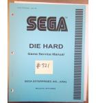 DIE HARD Arcade Machine Game GAME SERVICE MANUAL #721 for sale 