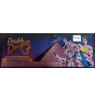 DOUBLE DRAGON 3 THE ROSETTA STONE Arcade Machine Game Overhead Header for sale by TECHNOS