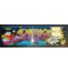 EXERION Arcade Machine Game Overhead Marquee Header for sale #H123 by TAITO 