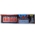 EXPRESS RAIDER Arcade Machine Game Overhead Header PLEXIGLASS for sale #B94 by DATA EAST 1986 