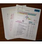 EYE BOT Arcade Machine Game MISC. PAPERWORK #1197 for sale