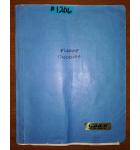 FUDDY DUDDIES Arcade Machine Game OWNER'S MANUAL #1206 for sale  