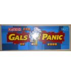 GAL'S PANIC Arcade Machine Game FLEXIBLE Overhead Marquee Header #372 for sale  