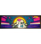 GENERIC MAT MANIA Video Arcade Game Machine Header #UK121  