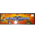 GLOBAL ARCADE CLASSICS Arcade Machine Game Overhead Header/Marquee for sale by GLOBAL VR  