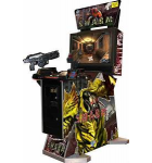 GLOBAL VR THE SWARM 3D/2D 32" VIDEO ARCADE SHOOTING GAME 