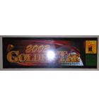 GOLDEN TEE 2003 Arcade Game Machine Vinyl HEADER #346 for sale by IT 