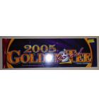 GOLDEN TEE 2005 Arcade Game Machine Vinyl HEADER #339 for sale by IT 