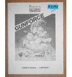 GUNFORCE Arcade Machine Game OWNER'S MANUAL #1094 for sale 