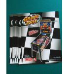 GRAND PRIX Pinball Machine Game Original Sales Promotional Flyer