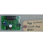 HAPP CONTROLS PCB Printed Circuit KIOSK AMP Board #1321
