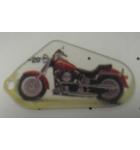 HARLEY DAVIDSON Original Pinball Machine Promotional Key Fob Keychain Plastic - Stern