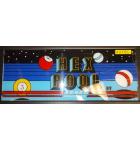 HEX POOL Arcade Machine Game Overhead Marquee Header for sale #HX85 