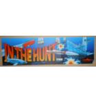 IN THE HUNT Arcade Machine Game FLEXIBLE Overhead Marquee Header #393 for sale by IREM  