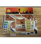 INDIANA JONES Pinball Machine Game Cabinet Art Decal Set by Stern #803-5000-A4