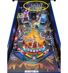 JJP DIALED IN Pinball Game Machine BACK PANEL 'SKYLINE' PLASTIC #5478 for sale