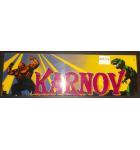 KARNOV Arcade Machine Game Overhead Header for sale by NIHON BUSSAN  