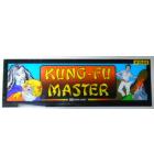 KUNG-FU MASTER Arcade Machine Game Overhead Header PLEXIGLASS for sale #B88 by DATA EAST - Great Wall Art Too!