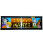 KUNG-FU MASTER Arcade Machine Game Overhead Header PLEXIGLASS for sale #W31  