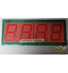 LAZER-TRON Arcade Machine Game PCB Printed Circuit 4 SEGMENT DISPLAY Board #1106 for sale  
