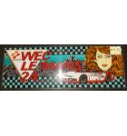 LE MANS 24 Arcade Machine Game Overhead Header for sale by KONAMI  