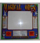 MAGICAL ODDS Arcade Machine Game Monitor Bezel Artwork Graphic PLEXIGLASS #429 for sale  