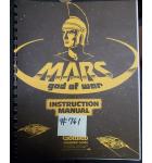 MARS GOD OF WAR Pinball Machine Game Instruction Manual #761 for sale - GOTTLIEB
