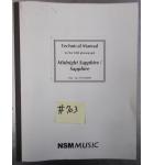 MIDNIGHT SAPPHIRE/SAPPHIRE Jukebox Machine Technical Manual #703 for sale 