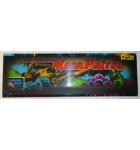 MOON PATROL Arcade Machine Game Overhead Marquee PLEXIGLASS Header for sale #W94  