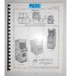 MS. PAC-MAN PACMAN Arcade Machine Game PARTS and OPERATING MANUAL with SCHEMATICS #825 for sale  