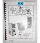 MS. PAC-MAN PACMAN Arcade Machine Game PARTS and OPERATING MANUAL with SCHEMATICS #828 for sale  