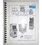 MS. PAC-MAN PACMAN Arcade Machine Game PARTS and OPERATING MANUAL with SCHEMATICS #930 for sale  