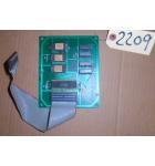 MS. PAC-MAN PACMAN Video Arcade Machine Game PCB Printed Circuit AUX Board #2209 for sale  