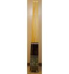 Minnesota Fats "Light Up" Hot Rod Flame Pool Cue Stick for sale - Lot of 6 