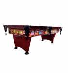 NAMCO PAC-MAN 7' Pool Table with 2 PAC-MAN CUE STICKS & SET OF BALLS for sale