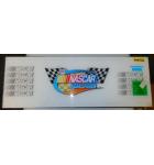 NASCAR ARCADE Machine Game Overhead Header PLEXIGLASS for sale #W32 